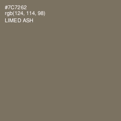 #7C7262 - Limed Ash Color Image